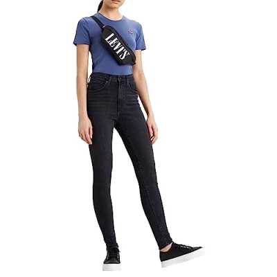 Abbildung von Levi&#039;s MILE HIGH Super Skinny Jeans Fit, Damen, Größe: 24x28, Black haze