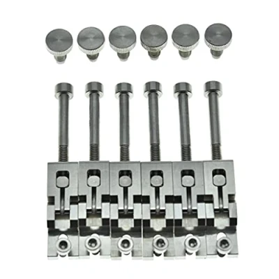 Abbildung von KAISH Tremolo Steg Sattel und Schrauben für Floyd Rose Tremolos aus Edelstahl mit doppelter Verriegelung