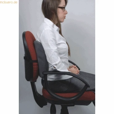 Abbildung von Fellowes 9190901 Smart Suites Slimline Rückenstütze, Graphit