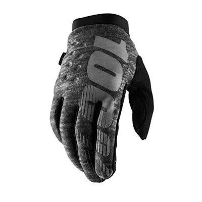 Abbildung von 100% GUANTES Unisex Brisker Gloves Heather Grey L Handschuhe, Grau meliert (grau),