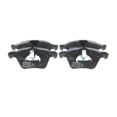 Abbildung von BOSCH 0 986 494 808 Bremsbelagsatz Low Metallic mit Kolbenclip, Anti Quietsch Blech JAGUAR: XF Limousine, F Type Cabrio, Coupe