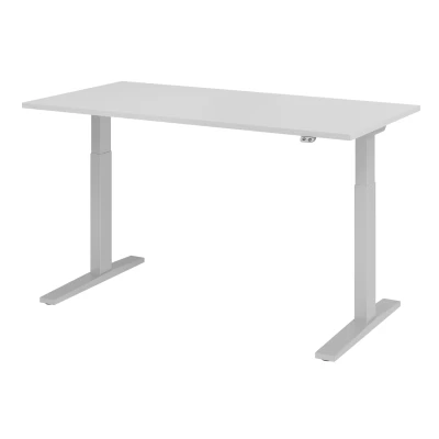 Abbildung von Hammerbacher Schreibtisch XMKA16 Grau/Silber