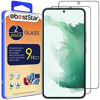 Abbildung von ebestStar {2 Stück) Panzer Schutz Glas für Samsung Galaxy S22 5G, 3D Displayschutz, 9H gehärte Glas, Abgerundete, Blasenfrei