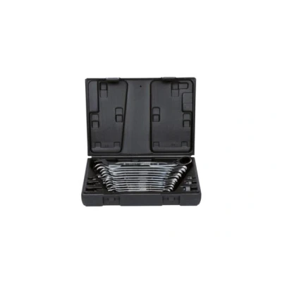 Abbildung von KS TOOLS 503.4665 Ratschen Ringgabelschlüsselsatz 72 8, 19 Chrom Vanadium Stahl