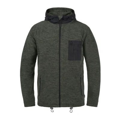Abbildung von Indicode Jeans Idwilmot Fleecejacke, Herren, Größe: Small, Army