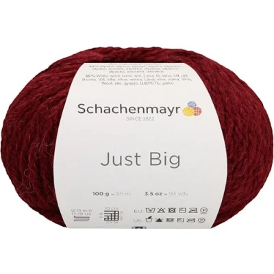 Abbildung von Schachenmayr Just Big, 100G Bordeaux Handstrickgarne