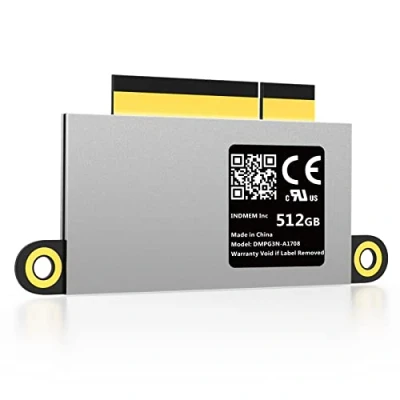 Abbildung von INDMEM NVMe PCIe SSD 512GB Compatible for MacBook Pro 2016 and 2017 13 inch A1708(EMC 3164/2978) Non Touch Bar