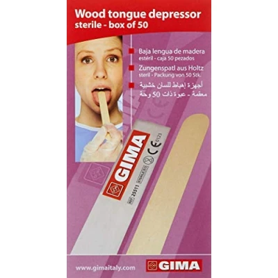 Abbildung von GIMA Wood Tongue Depressor Sterile