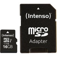 Abbildung von Intenso Micro SDHC Karte 16GB UHS I Performance 90 MB/s Class 10 Speicherkarte