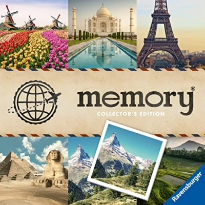 Abbildung von Ravensburger Collectors Memory SCHÖNSTE Reiseziele Brettspiel für Kinder, Größe: One Size, Mehrfarbig