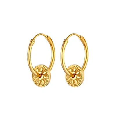 Abbildung von Elli SUN Antique Ohrringe goldcoloured, Damen, Größe: One Size, Gold coloured