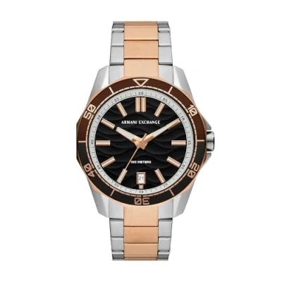 Abbildung von Armani Exchange Watch Uhr silvercoloured, Herren, Größe: One Size, Silver coloured