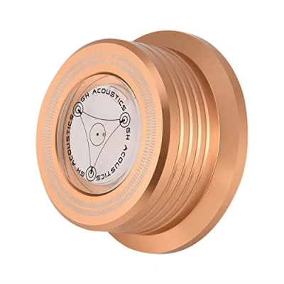 Abbildung von Bewinner 3 in 1 Schallplatten Klemme, Gewichtsstabilisator, 50 Hz, Plattenspieler, Stabilisator, Klemme mit Wasserwaage für LP Schallplattenspieler, toller