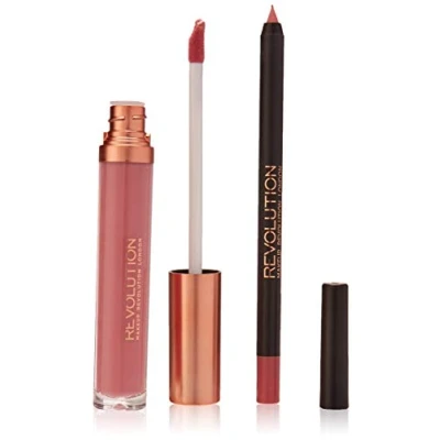 Abbildung von Makeup Revolution Retro Luxe Matte Lip Kit Grandee