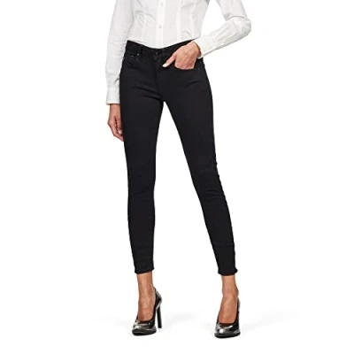 Abbildung von G Star ARC 3D MID Skinny Jeans Fit, Damen, Größe: 27x34, Pitch black