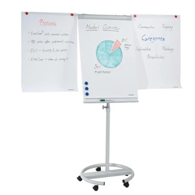 Abbildung von Franken Flipchart Eco Mobil rollbar lichtgrau