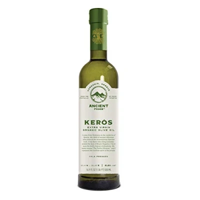 Abbildung von Ancient Foods Bio Kerós Olivenöl kaltgepresst Griechisches Extra Natives Hoch Phenolhaltig 1000 Jahre Alte Bäume Traditionelle Handernte 500ml Flasche