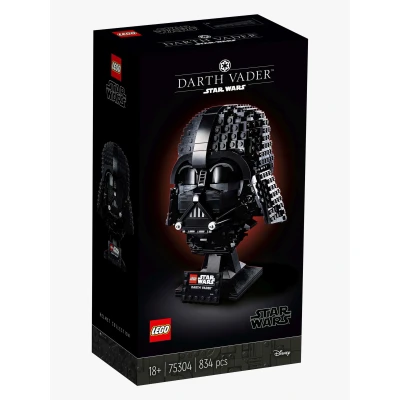 Abbildung von LEGO 75304 STAR WARS Darth Vader Helmet Collectible Model FOR Adults Blockspielzeug für Kinder, Größe: One Size, Black