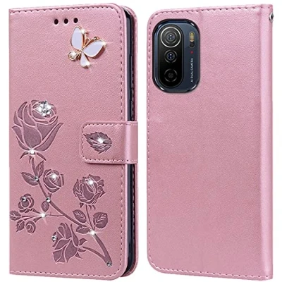 Abbildung von PKQTOP Hülle für Ulefone Note 13P Handyhülle,Klappbar Tasche Case,Standfunktion,Kartenfach,Silikon Bumper,Stoßfeste Schutzhülle Cover