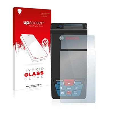 Abbildung von upscreen Schutzglas für Bosch GLM 120 C Schutzfolie, Glas Folie [Klar, 9H Panzerschutz, Anti Fingerprint]