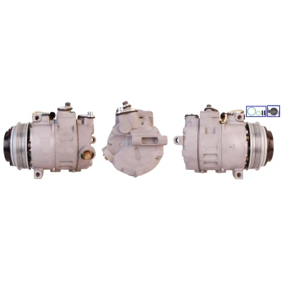 Abbildung von LUCAS ACP100 Kompressor PAG 46 R134a mit Dichtungen MERCEDES BENZ: C Klasse Limousine, T modell, E Limousine