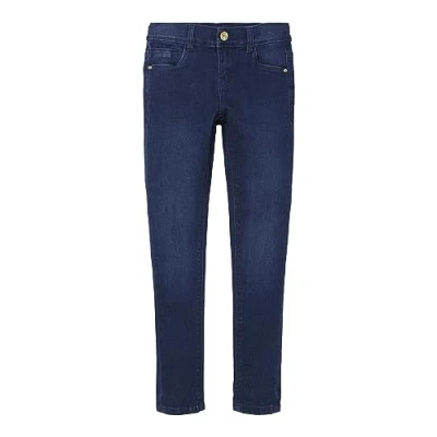 Abbildung von Name it Nkfpolly PANT Jeans Skinny Fit für Kinder, Größe: 164, Medium blue denim