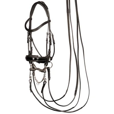 Abbildung von Harry&#039;s Horse Bridle S &amp; T Grand Prix Cob Schwarz