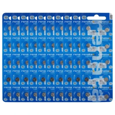 Abbildung von Renata 321 SR616SW Batterien 1,55 V Silberoxid Uhrenbatterie (100 Stück)