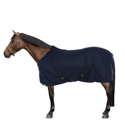 Abbildung von Harry&#039;s Horse fleecedecke Colors navy Unterlänge: 165 cm &amp; Rückenlänge: 115