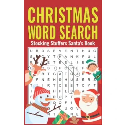 Abbildung von Stocking Stuffers: Santa&#039;s Christmas Word Search: +60 Fun Holiday Puzzles Activity Book For The Whole Family Perfect Ideas Stuffers