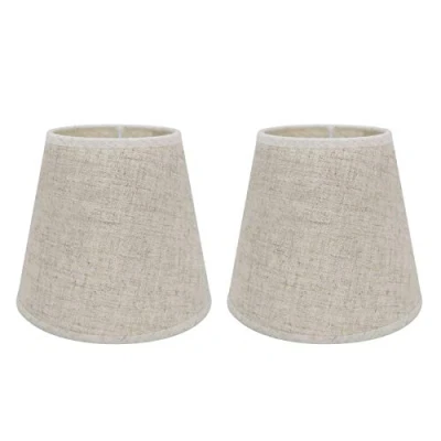 Abbildung von Eastlion 2 Pack 6.2&quot; E14 Nachttisch Lampenschirm Wandleuchte Kristall Kronleuchter Lampenschirme,Liene
