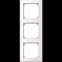 Abbildung von Schneider Electric Merten 478319 M SMART Rahmen für Steckdosen und Schalter 3 fach, polarweiß glänzend