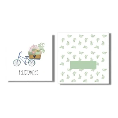 Abbildung von Forletter Grußkarte, 15 x cm, Geburtstag, Fahrrad