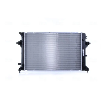Abbildung von NISSENS 606811 Kühler, Motorkühlung Aluminium 610 403 16 Kühlrippen gelötet