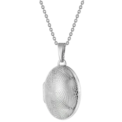 Abbildung von trendor 75755 Damen Kette mit Medaillon Silber 925