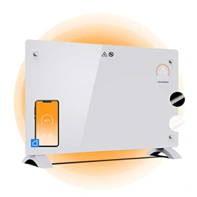 Abbildung von Johannson Konvektor Elektroheizung Aurora 2000W Heizung, 2000.00 W, Überhitzungsschutz und Kindersicherung