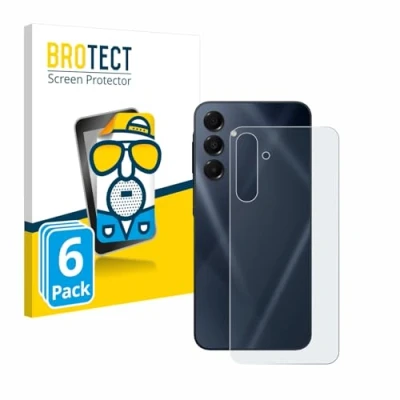 Abbildung von BROTECT Entspiegelungs Schutzfolie für Samsung Galaxy A16 5G (Rückseite) (6 Stück) Matte Displayschutz Folie, Anti Reflex, Fingerprint