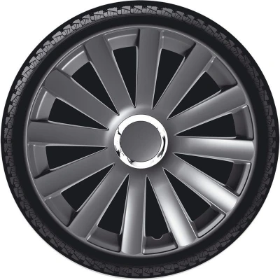 Abbildung von AutoStyle PP 5084G Radblenden 14Zoll dunkelgrau