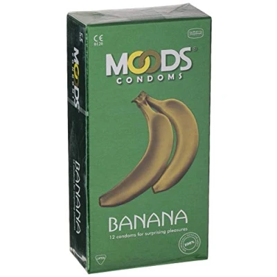 Abbildung von «Banana Condoms» Bananen Kondome für fruchtiges Vergnügen (12 Kondome) 12 St