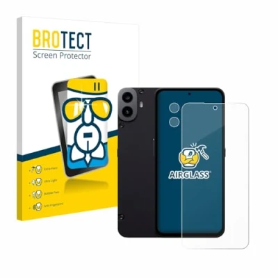 Abbildung von BROTECT Schutzglas für Nothing CMF Phone 1 (Display+Kamera) Schutzfolie Panzer Folie Glas [Extrem Kratzfest 9H, Anti Fingerprint, Ultra Transparent]