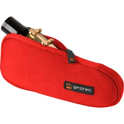 Abbildung von Pro Tec N264 Neopren Mundstücktasche für Posaune/Altsaxophon Bariton Saxophon rot