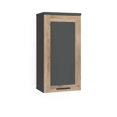 Abbildung von Vicco Hängeschrank Niko, Anthrazit/Viking Oak, 40.3 x 79.6 cm