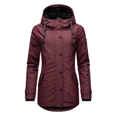 Abbildung von Navahoo Lindraa Winterjacke, Damen, Größe: XS, Dark red melange