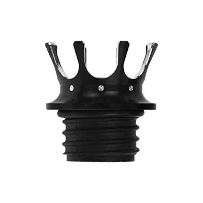 Abbildung von HDBUBALUS Motorrad Tankdeckel, belüftet, mit Rechtsgewinde, passend für Harley Sportster Dyna Touring Road King Softail Trike Freewheeler FLRT schwarz