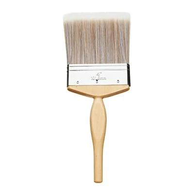 Abbildung von Fit For The Job 100mm Heimwerkerpinsel Diamond für glattes Finish Streichen mit Dispersions , Glanz und Satinfarben auf Wänden, Decken, Möbeln, Holz Metall