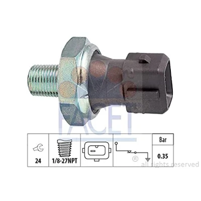 Abbildung von FACET 7.0091 Öldruckschalter 1/8 27NPT Made in Italy OE Equivalent LAND ROVER: Freelander I SUV, Defender Discovery 2, HONDA: CIVIC 6 Hatchback