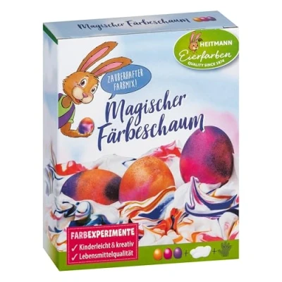 Abbildung von Heitmann Eierfarben EGGsperimente Magischer Färbeschaum