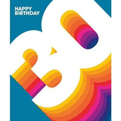 Abbildung von Emotional Rescue Geburtstagskarte zum 30. Geburtstag, Glückwunschkarte Karte Geburtstag