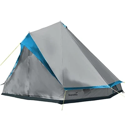 Abbildung von Campingzelt Tipi Comanche 400 8 Personen mit abnehmbarem Zeltboden