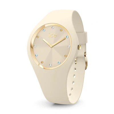 Abbildung von Ice WATCH Cosmos Vanilla Beige Damenuhr mit Plastikarmband 022358 (Small +)